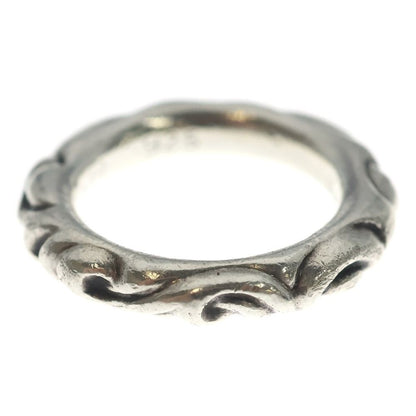 Chrome Hearts Scrl Band Scroll Ring Silver — view 2