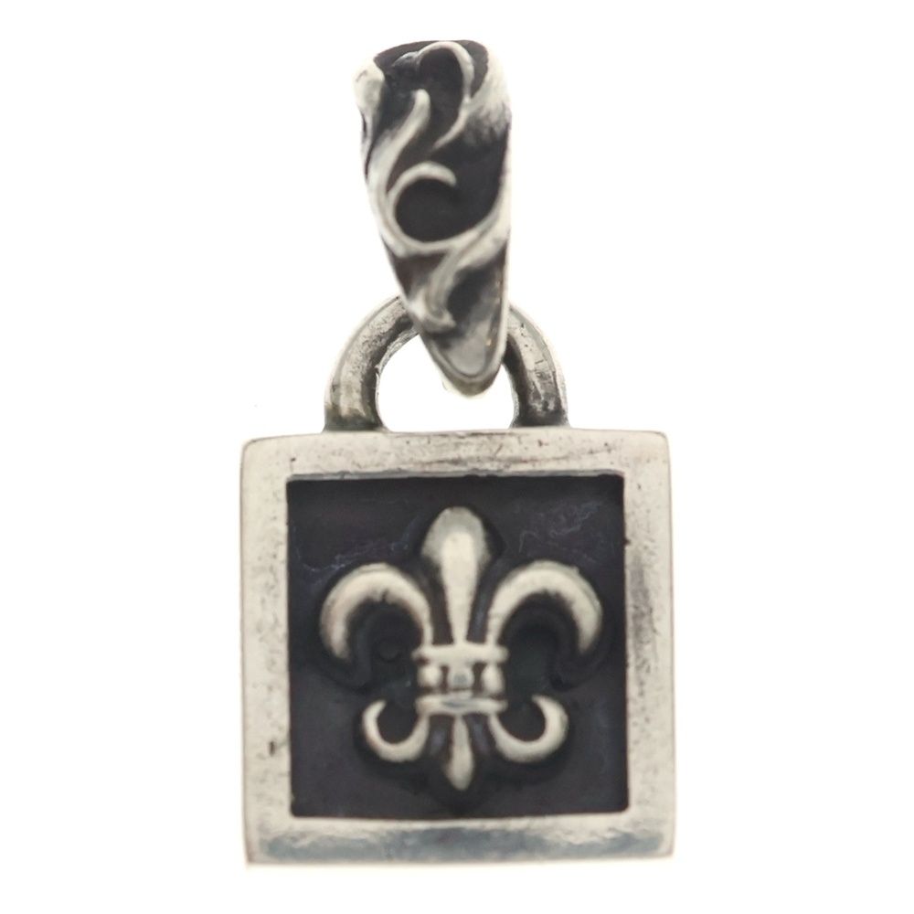 Chrome Hearts Framed BS Fluer BS Charm Pendant Top Silver