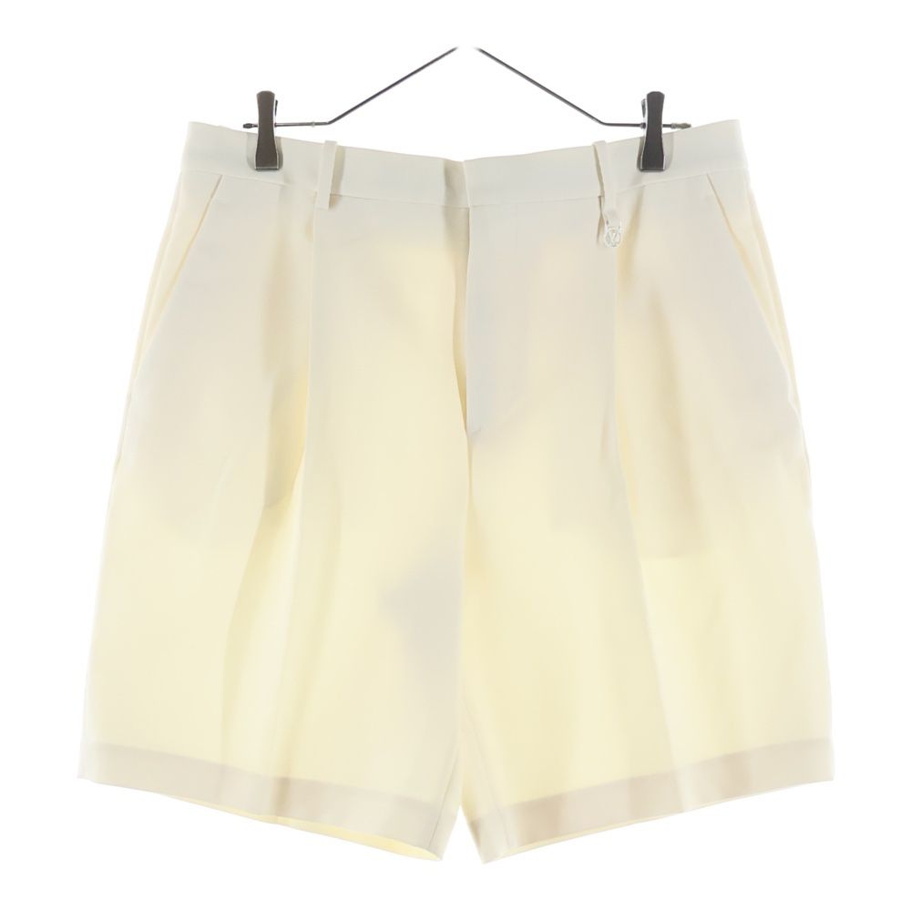 Louis Vuitton Pleated Tailored Half Shorts White