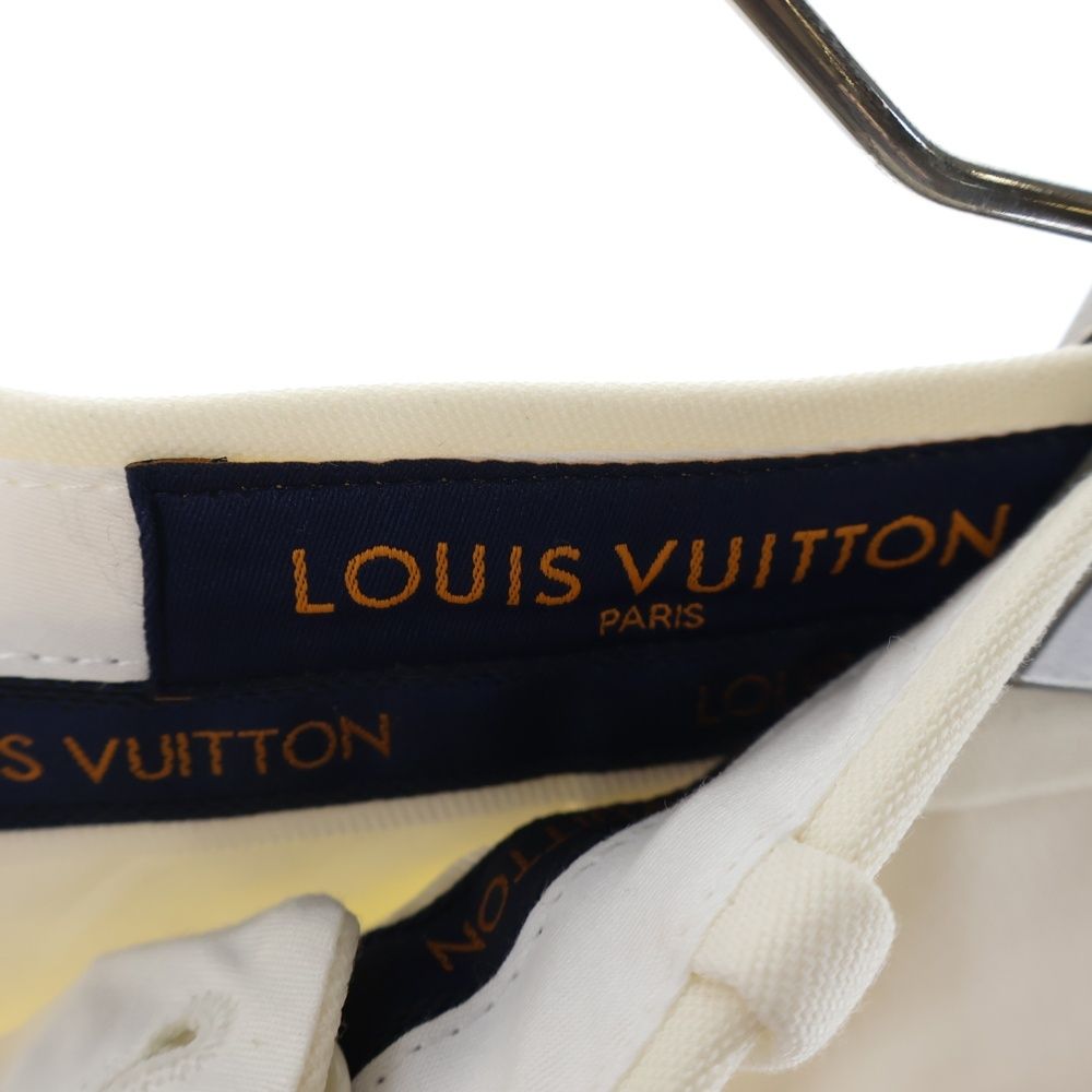 Louis Vuitton Pleated Tailored Half Shorts White — view 6