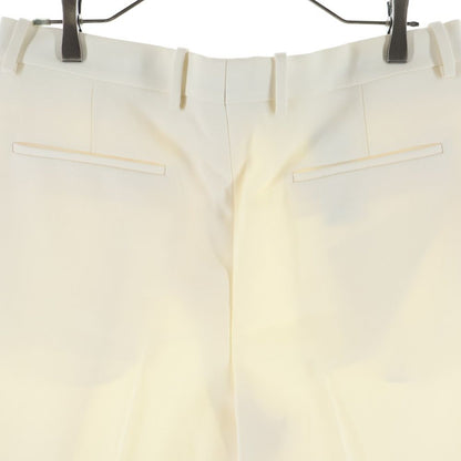 Louis Vuitton Pleated Tailored Half Shorts White — view 4