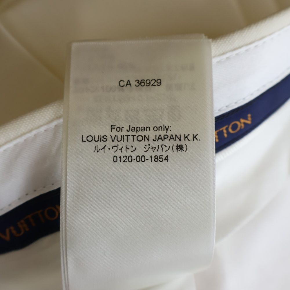 Louis Vuitton Pleated Tailored Half Shorts White — view 8