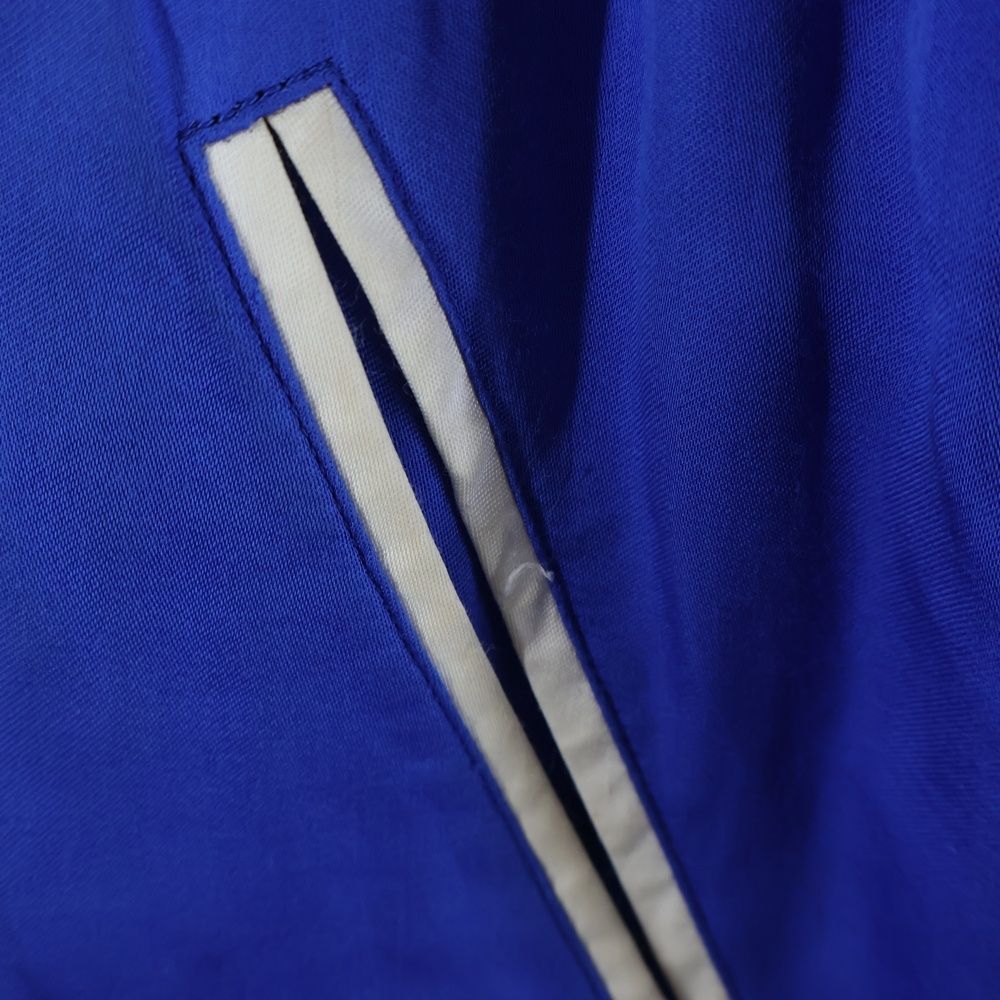 Celine Saten Teddy Jacket Back Logo Satin Blue — view 4