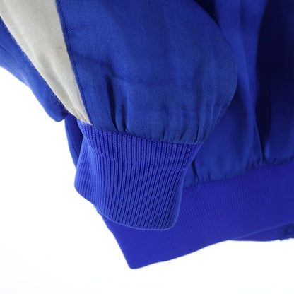 Celine Saten Teddy Jacket Back Logo Satin Blue — view 6