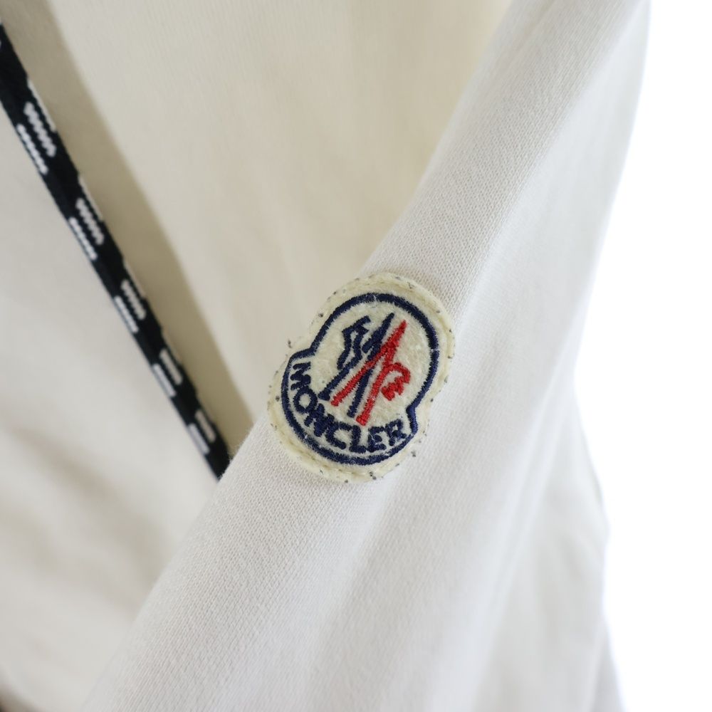 Moncler Felix Hellohaters Maglia Cardigan Hello Haters Zip Up Hoodie White — view 6