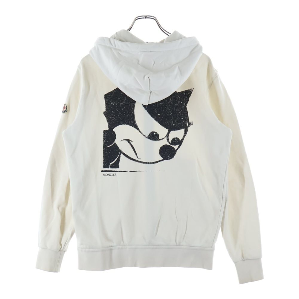 Moncler Felix Hellohaters Maglia Cardigan Hello Haters Zip Up Hoodie White