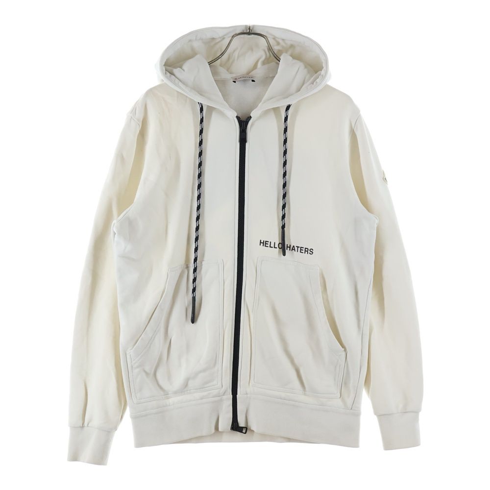 Moncler Felix Hellohaters Maglia Cardigan Hello Haters Zip Up Hoodie White — view 2