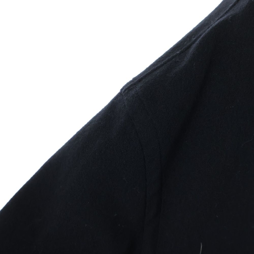 Prada Cashmere Blend Wool Long Sleeve Shirt Black — view 4