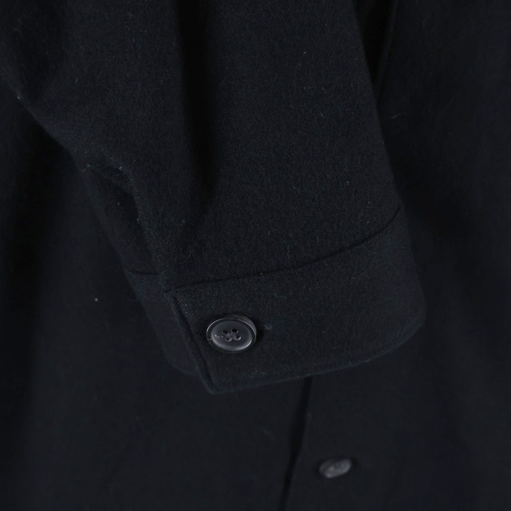 Prada Cashmere Blend Wool Long Sleeve Shirt Black — view 5
