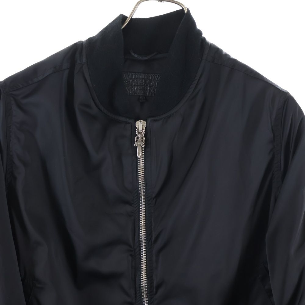 Chrome Hearts Cross Patch Ball Button Nylon Bomber Jacket — view 3