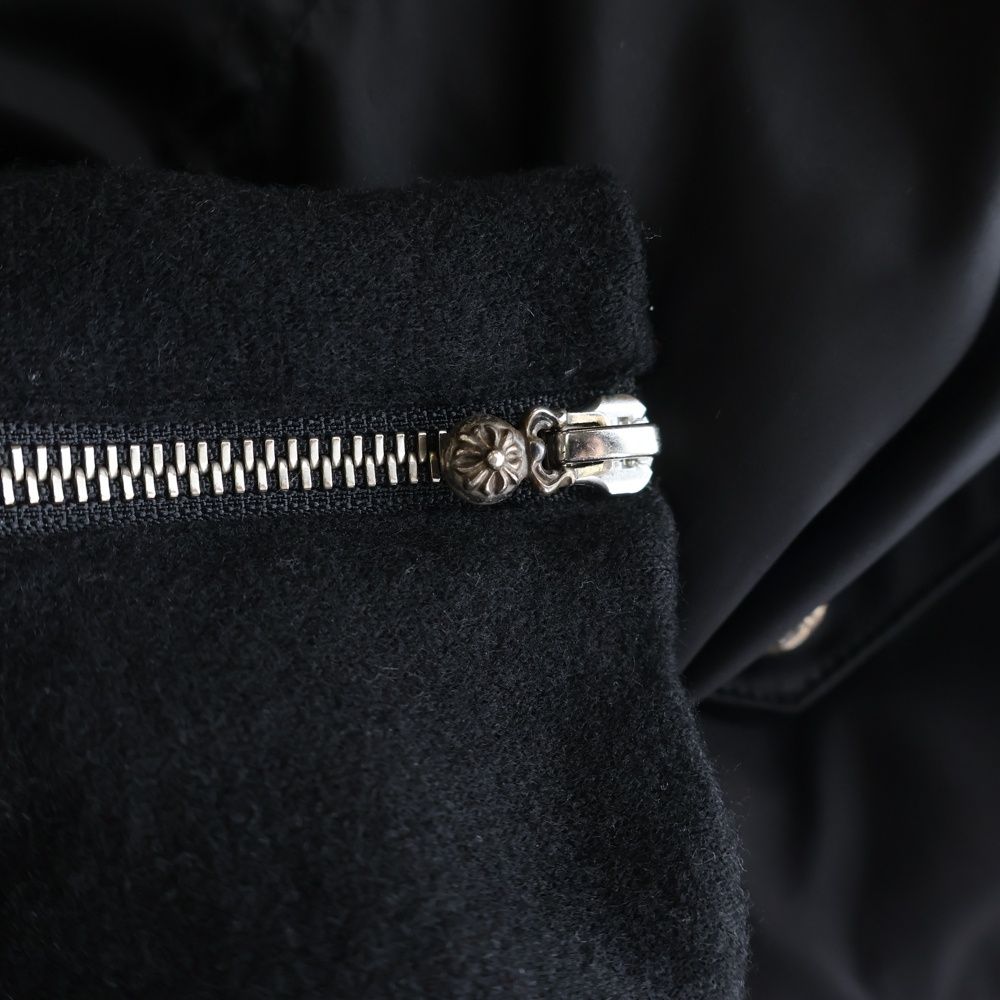 Chrome Hearts Cross Patch Ball Button Nylon Bomber Jacket — view 7