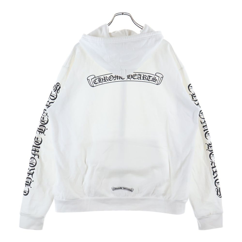 Chrome Hearts Sweatshirt HD Zip Sleeve Logo Back Scroll Label Print Zip Up