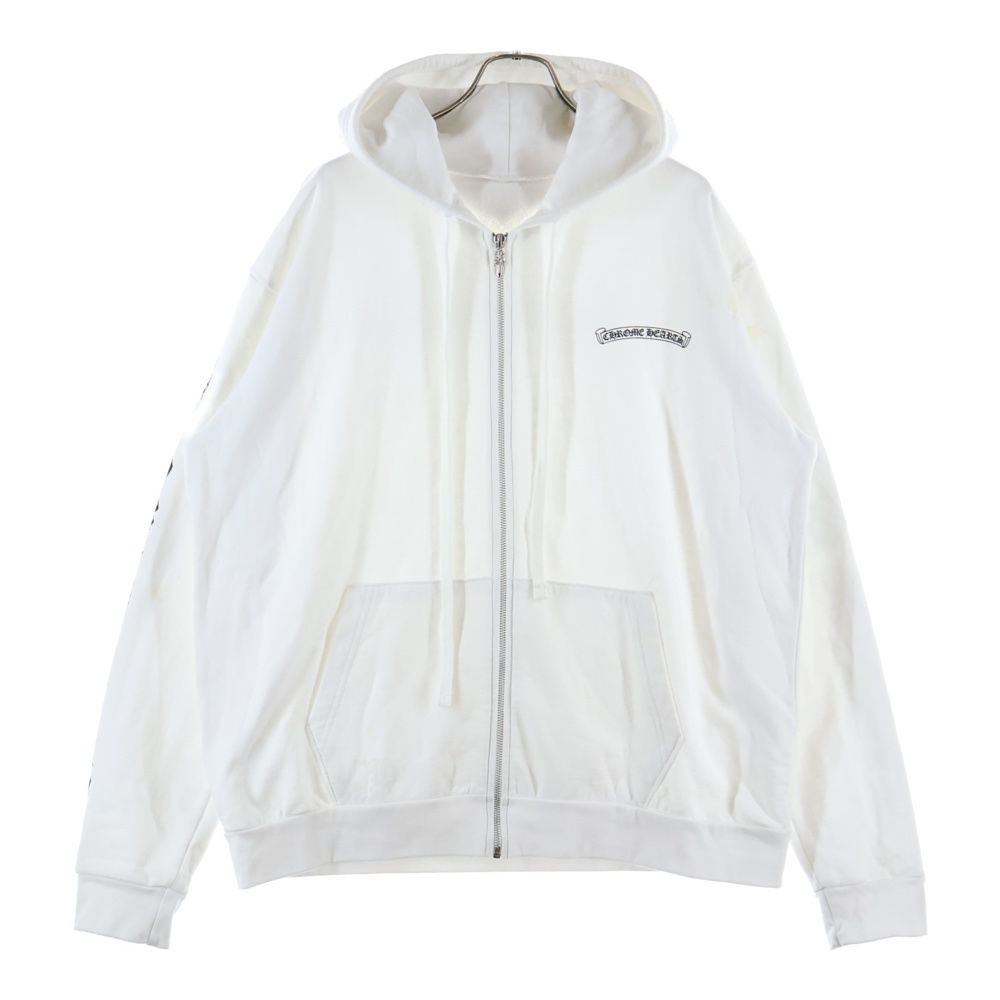 Chrome Hearts Sweatshirt HD Zip Sleeve Logo Back Scroll Label Print Zip Up — view 2