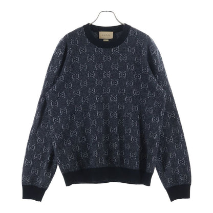 Gucci GG Wool Jacquard Sweater Knit Black