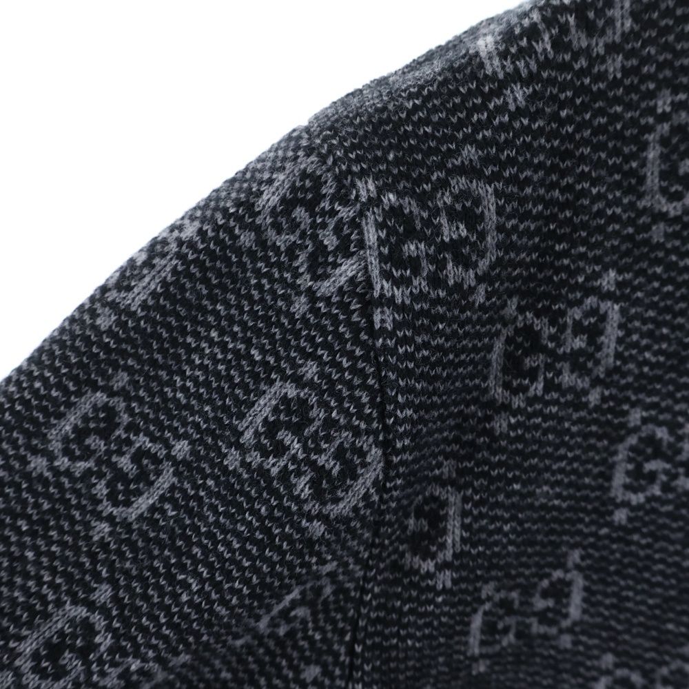 Gucci GG Wool Jacquard Sweater Knit Black — view 4