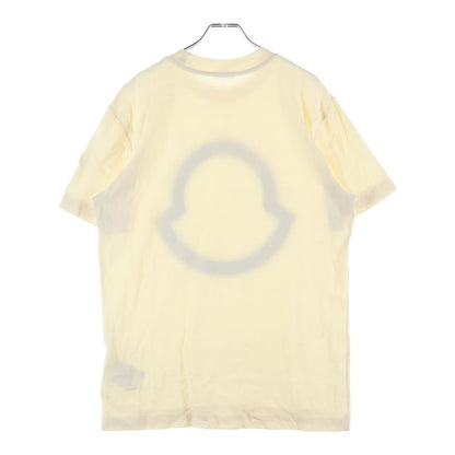 Moncler Studs Logo Tee Front Print Crew Neck Short Sleeve T-Shirt Ivory — view 2