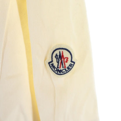Moncler Studs Logo Tee Front Print Crew Neck Short Sleeve T-Shirt Ivory — view 5