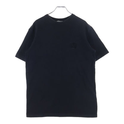 Dior CD T-Shirt Logo Embroidery Short Sleeve Black