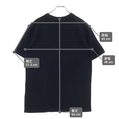Dior CD T-Shirt Logo Embroidery Short Sleeve Black — view 9