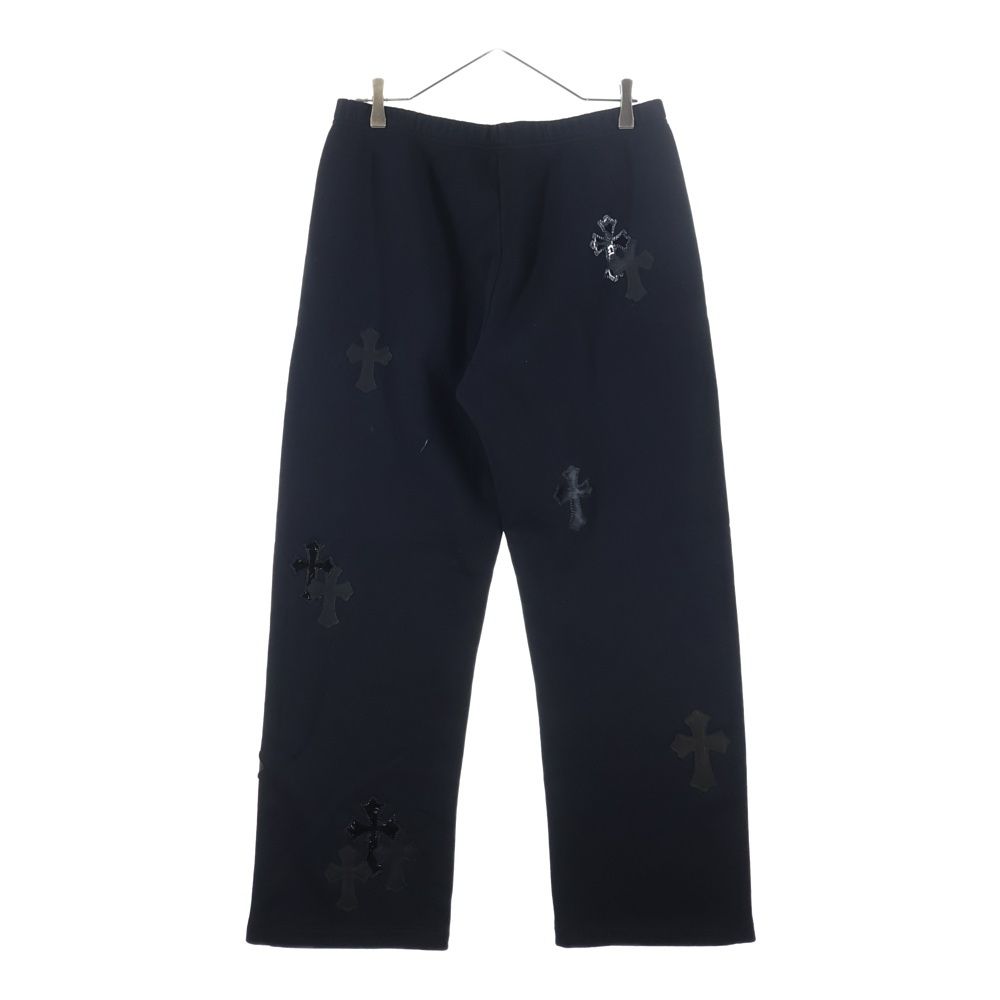 Chrome Hearts Not Sweatshirt with Cross Patch Long Pants Black — view 2
