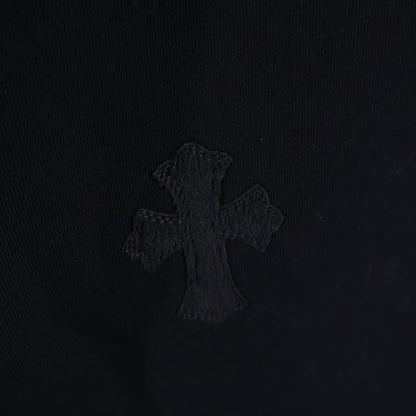 Chrome Hearts Not Sweatshirt with Cross Patch Long Pants Black — view 5