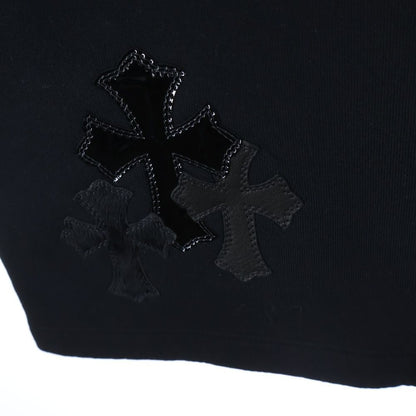 Chrome Hearts Not Sweatshirt with Cross Patch Long Pants Black — view 6