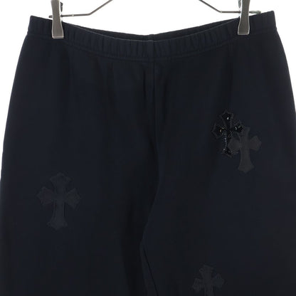 Chrome Hearts Not Sweatshirt with Cross Patch Long Pants Black — view 3