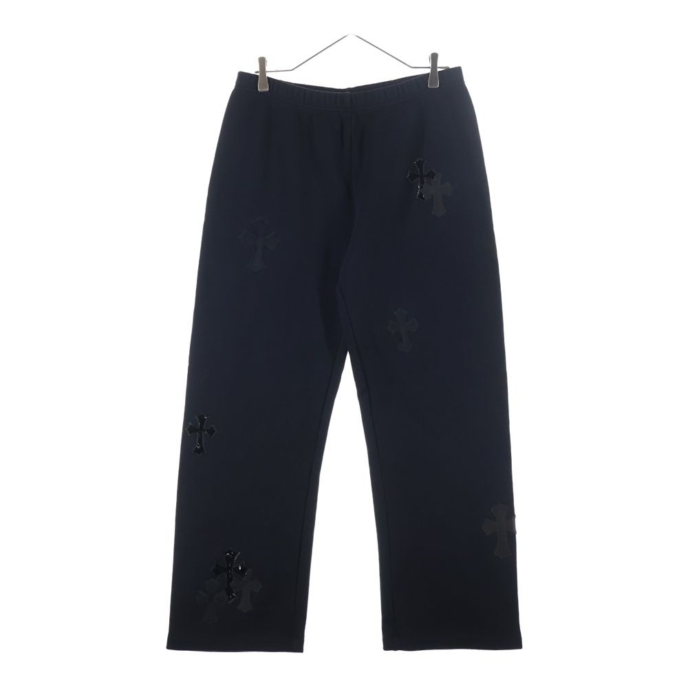 Chrome Hearts Not Sweatshirt with Cross Patch Long Pants Black