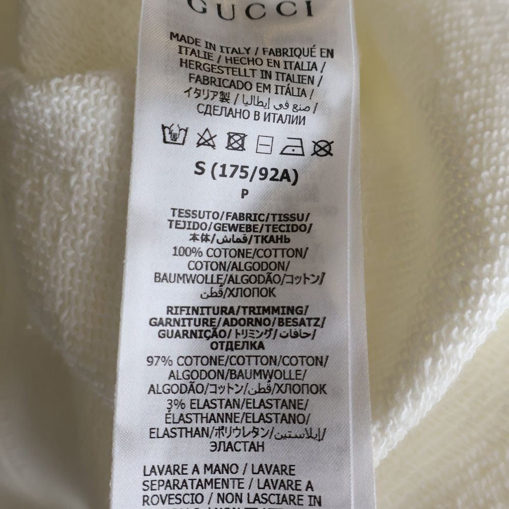 Gucci Firenze Hooded Sweatshirt Shirt Fringe Logo Print Pullover Hoodie White — view 7