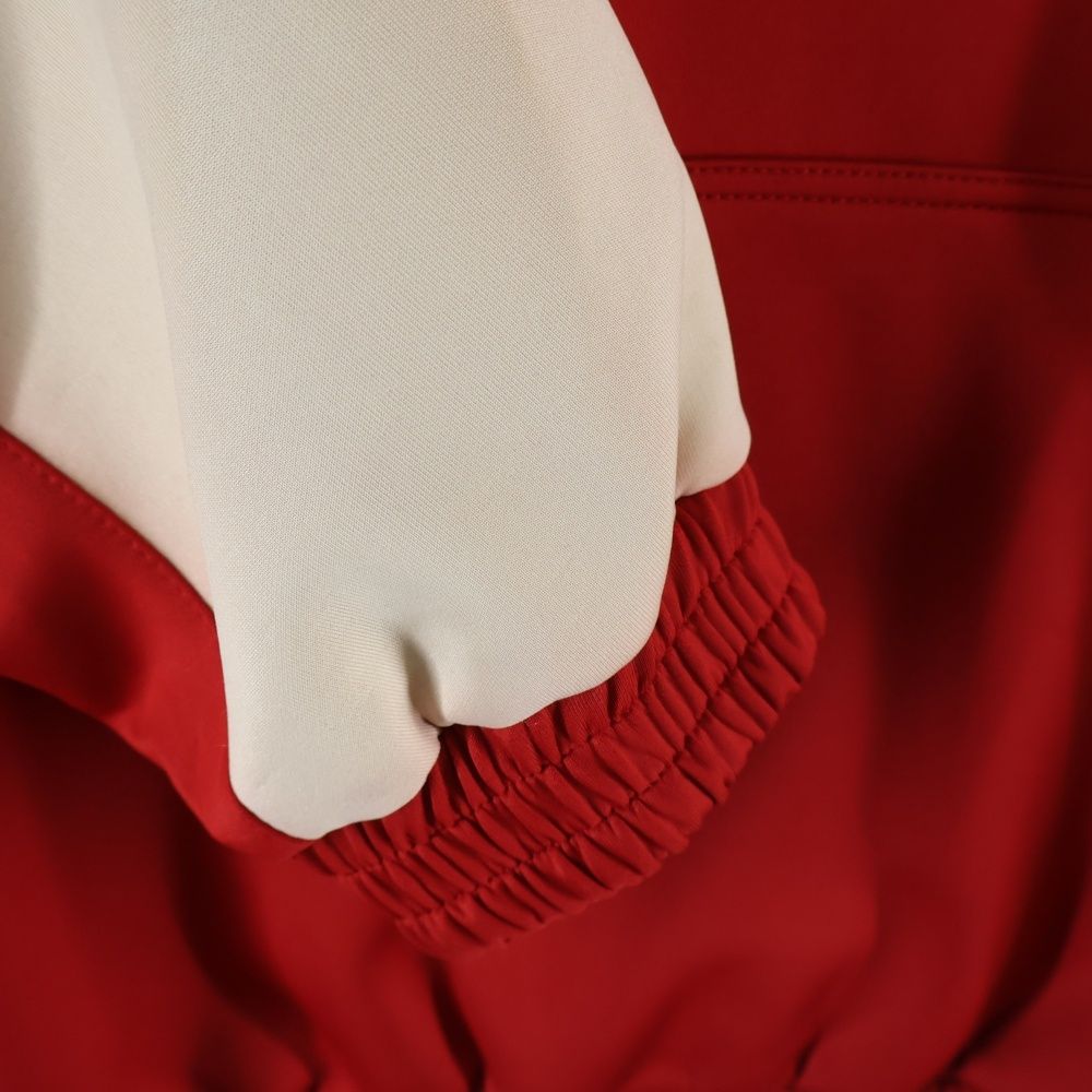 Gucci Neoprene Half Zip Webbed Jacket Zip Hoodie Multi — view 6