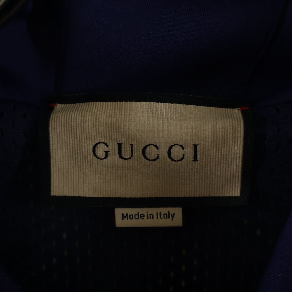 Gucci Neoprene Half Zip Webbed Jacket Zip Hoodie Multi — view 7