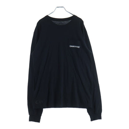 Chrome Hearts CH L S 1 Back Arch Logo Print Long Sleeve Top Black — view 2