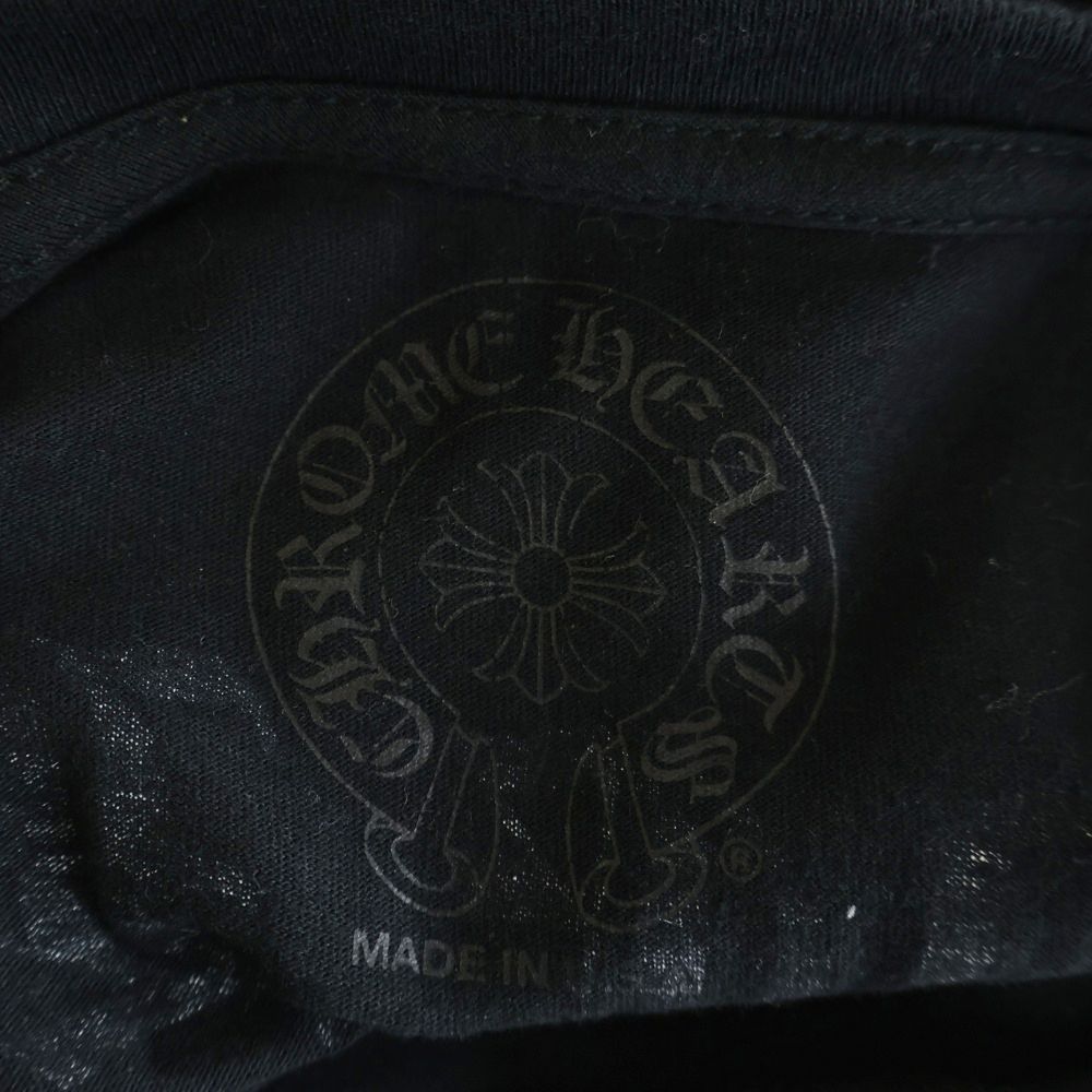 Chrome Hearts CH L S 1 Back Arch Logo Print Long Sleeve Top Black — view 7