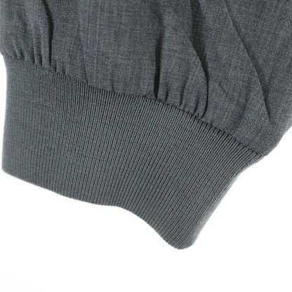 Prada Zip Up Wool Track Jacket Gray — view 5