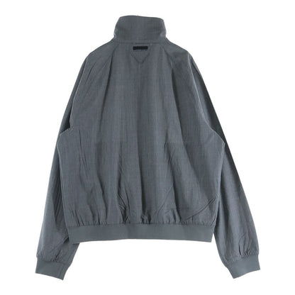 Prada Zip Up Wool Track Jacket Gray — view 2