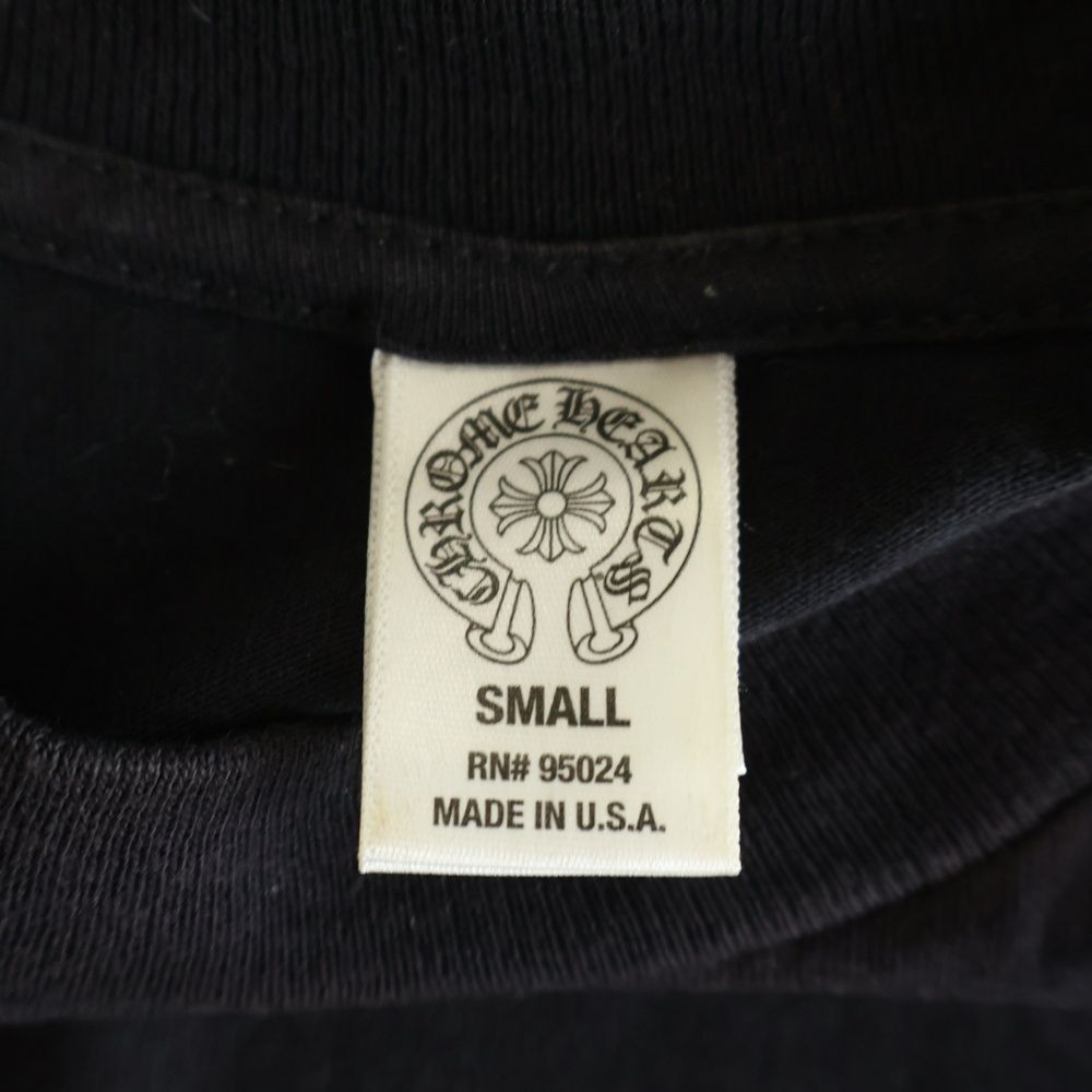 Chrome Hearts Vintage BS Print Pocket Short Sleeve T-Shirt Black — view 7