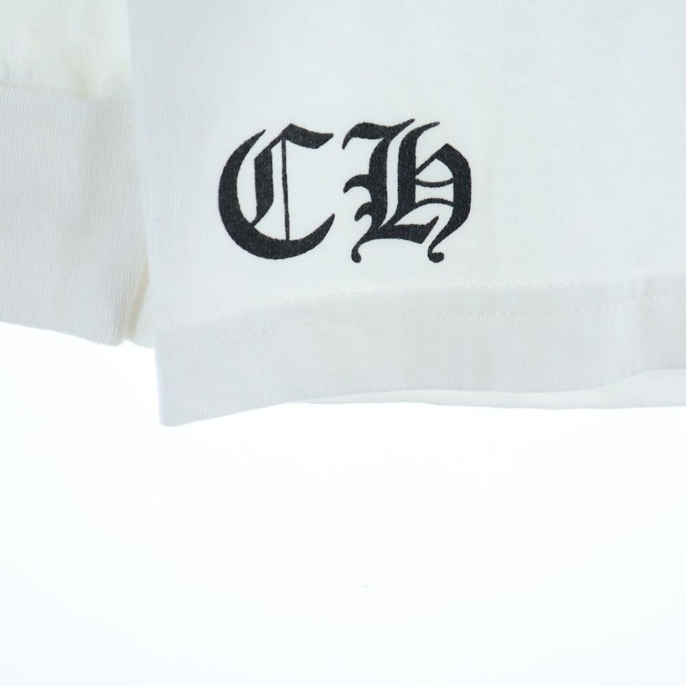 Chrome Hearts Vintage Tokyo CH Plus Scroll Label Long Sleeve Print T-Shirt with — view 5