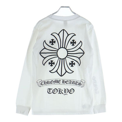 Chrome Hearts Vintage Tokyo CH Plus Scroll Label Long Sleeve Print T-Shirt with
