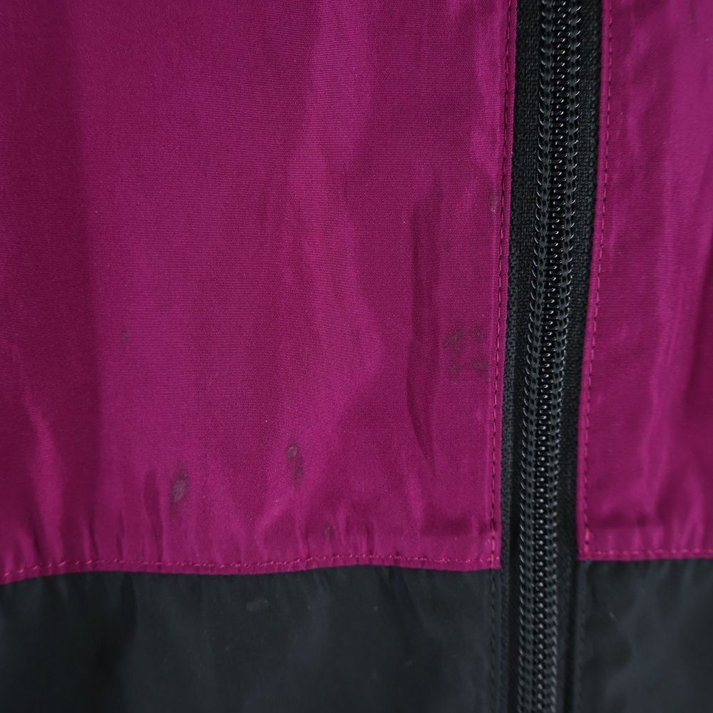 Balenciaga Logo Colorblock Windbreaker Jacket Print Nylon Track Purple — view 4