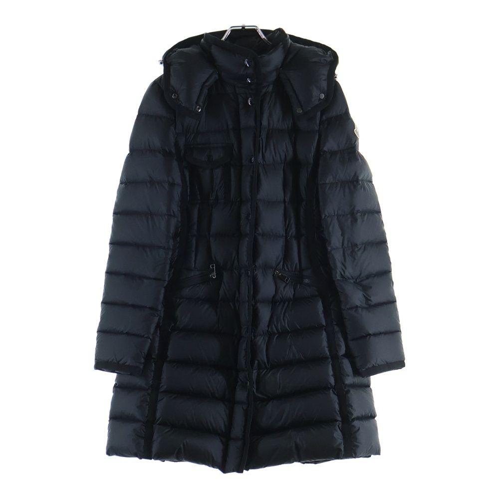 Moncler Hermine Hooded Down Jacket Coat Black