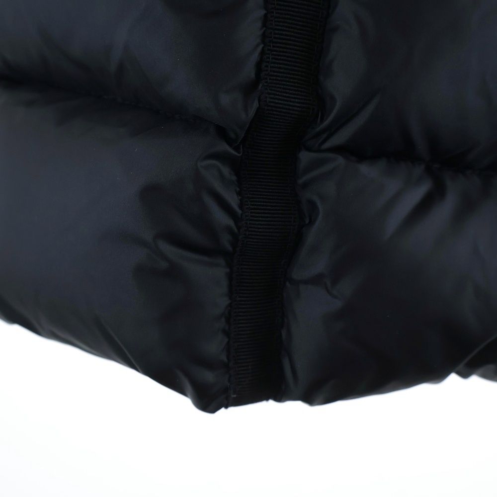 Moncler Hermine Hooded Down Jacket Coat Black — view 5