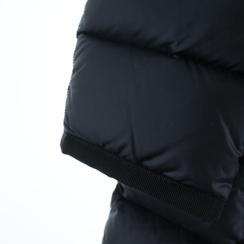 Moncler Hermine Hooded Down Jacket Coat Black — view 4