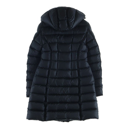 Moncler Hermine Hooded Down Jacket Coat Black — view 2