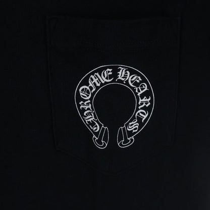 Chrome Hearts Vintage Back Cross Floral Neck Print Crew Short Sleeve T-Shirt — view 5