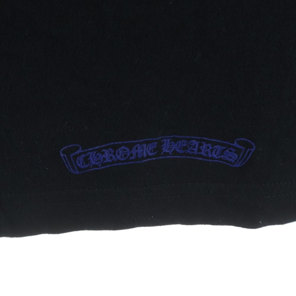 Chrome Hearts Neck Logo L S Tee Print Long Sleeve T-Shirt Black — view 6
