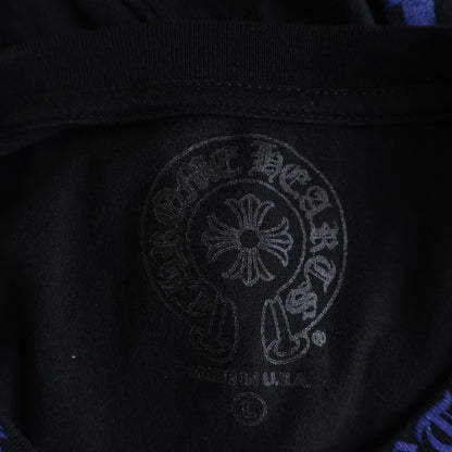 Chrome Hearts Neck Logo L S Tee Print Long Sleeve T-Shirt Black — view 7
