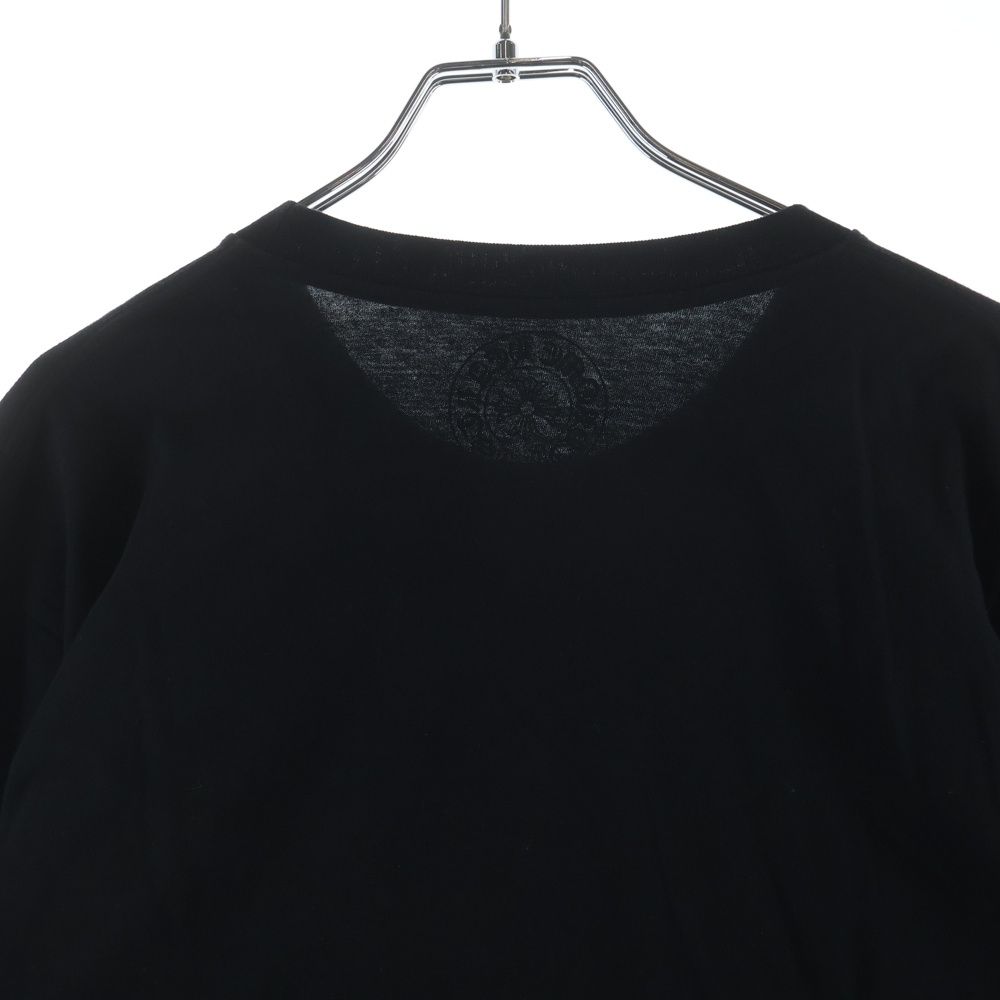 Chrome Hearts Neck Logo L S Tee Print Long Sleeve T-Shirt Black — view 4