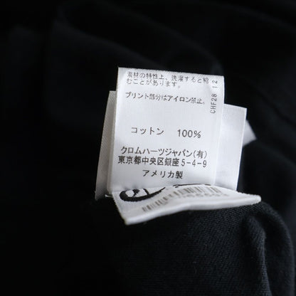 Chrome Hearts Neck Logo L S Tee Print Long Sleeve T-Shirt Black — view 8