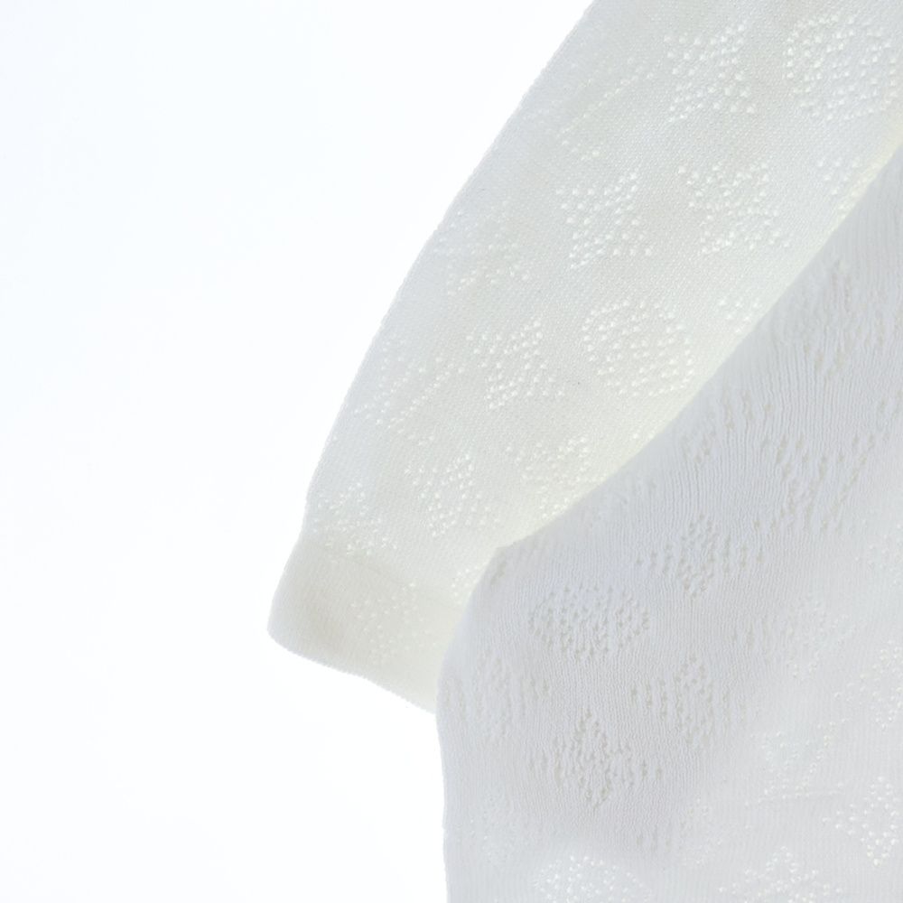 Louis Vuitton Monogram Pointer Short Sleeve Cotton Shirt White — view 5