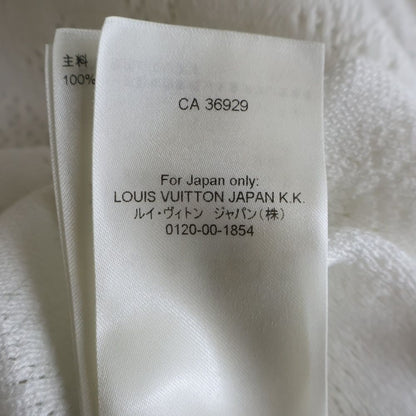 Louis Vuitton Monogram Pointer Short Sleeve Cotton Shirt White — view 8